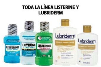 Farmacias Guadalajara TODA LA LÍNEA LISTERINE Y LUBRIDERM oferta