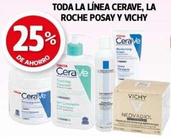 Farmacias Guadalajara TODA LA LÍNEA CERAVE, LA ROCHE POSAY Y VICHY oferta