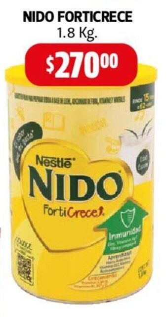 Farmacias Guadalajara NIDO FORTICRECE 1.8kg oferta