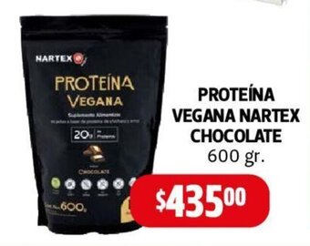 PROTEÍNA VEGANA NARTEX CHOCOLATE 600 gr.