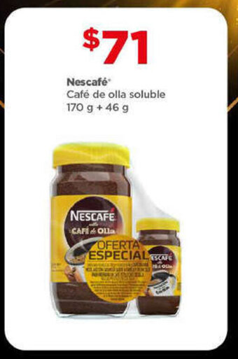 Bodega Aurrerá Nescafé Café de olla soluble 170 g +46 g oferta