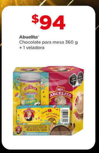 Abuelita Chocolate para mesa 360 g +1 veladora