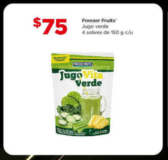 Bodega Aurrerá Freezer Fruits Jugo verde 4 sobres de 150 g c/u oferta