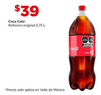 Bodega Aurrerá Coca-Cola Refresco original 2.75 L oferta