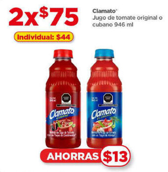 Clamato Jugo de tomate original o cubano 946 ml x 2