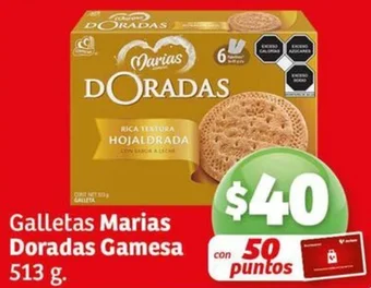 Soriana Híper Galletas Marias Doradas Gamesa 513 g. oferta