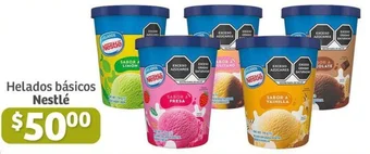 Soriana Híper Helados básicos Nestlé oferta