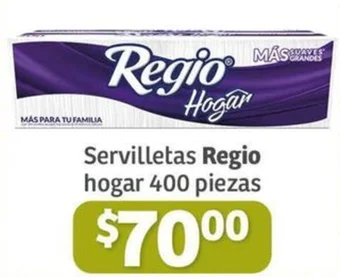 Servilletas Regio hogar 400 piezas