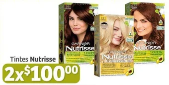 Soriana Híper Tintes Nutrisse x 2 oferta