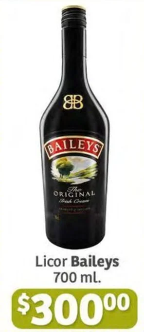 Soriana Híper Licor Baileys 700 ml. oferta