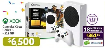 Soriana Híper Consola Xbox Series S - 512GB oferta