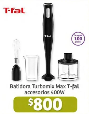 T-fal Batidora Turbomix Max accesorios 400W