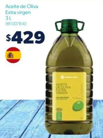 Sam's Club Member's Mark Aceite de Oliva Extra virgen 3L oferta