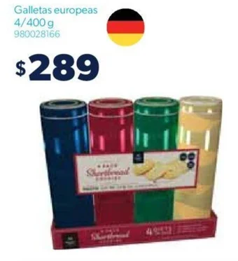 Sam's Club Galletas europeas 4/400 g oferta