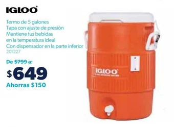 IGLOO Termo de 5 galones