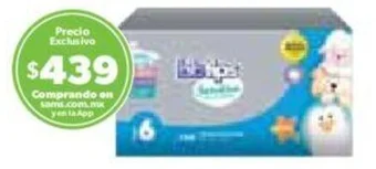 Sam's Club Bbtips Pañales Unisex 100 pzas Etapa 6 oferta