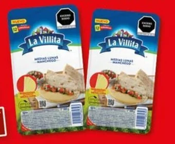 Queso manchego Medias Lunas La Villita 150 g.