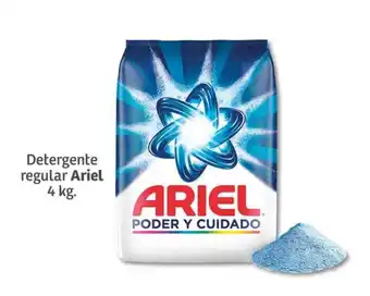 Soriana Mercado Detergente regular Ariel 4 kg. oferta
