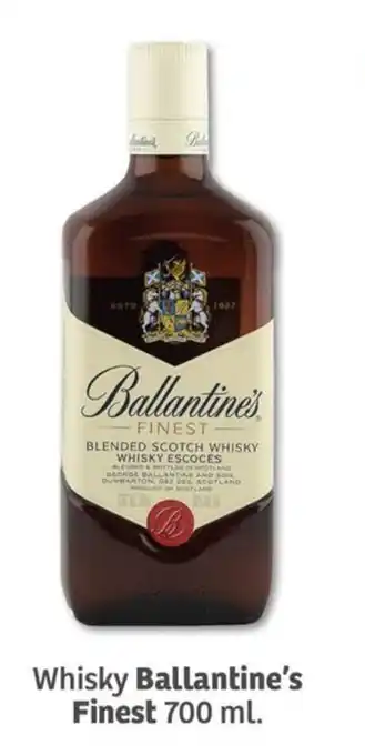 Soriana Mercado Whisky Ballantine's Finest 700 ml. oferta