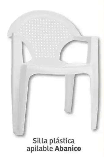 Soriana Mercado Silla plástica apilable Abanico oferta