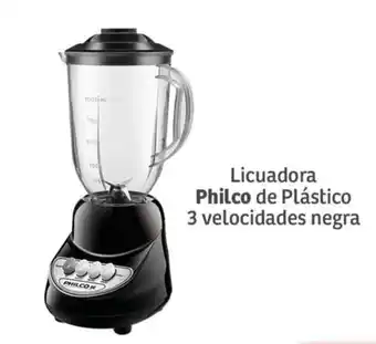Soriana Mercado Licuadora Philco de Plástico 3 velocidades negra oferta