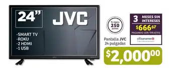 Soriana Mercado Pantalla JVC 24 pulgadas oferta