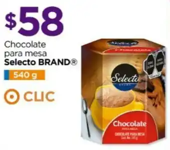 Chedraui Chocolate para mesa Selecto BRAND 540 g oferta