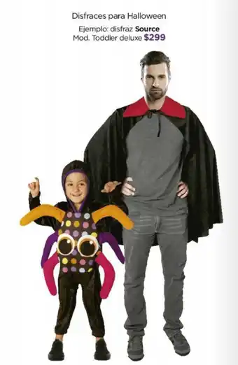 Chedraui Disfraces para Halloween Ejemplo: disfraz Source Mod. Toddler deluxe oferta