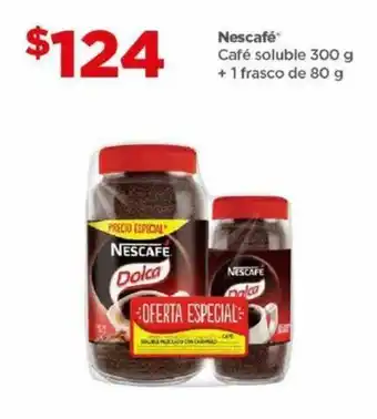 Bodega Aurrerá Nescafé Café soluble 300 g + 1 frasco de 80 g oferta