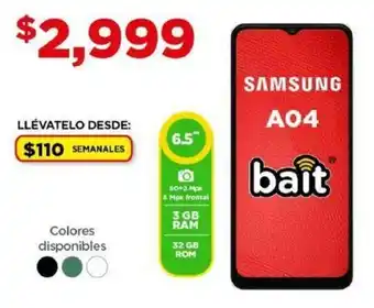 Bodega Aurrerá SAMSUNG A04 oferta