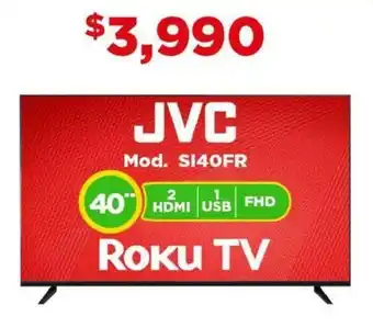 Bodega Aurrerá JVC Roku TV Mod. SI40FR oferta