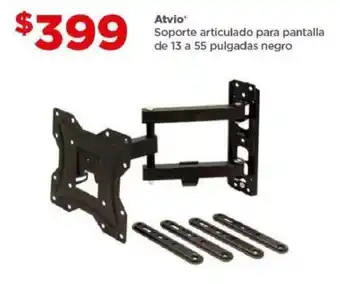 Bodega Aurrerá Atvio Soporte articulado para pantalla de 13 a 55 pulgadas negro oferta