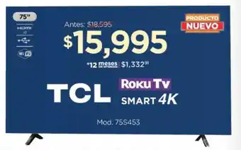 Chedraui TCL Roku Tv SMART 4K oferta