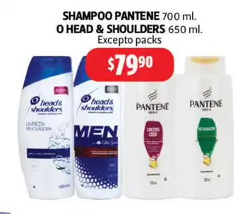 Farmacias Guadalajara Shampoo Pantene 700ml O Head & Shoulders 650ml Excepto Packs oferta