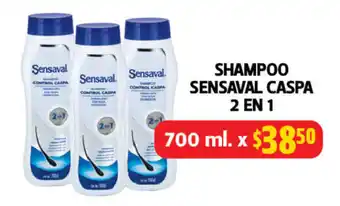Farmacias Guadalajara Shampoo Sensaval Caspa 2 En 1 700ml oferta