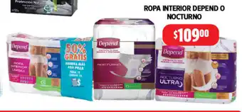 Farmacias Guadalajara Ropa Interior Depend O Nocturno oferta