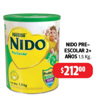 Farmacias Guadalajara Nido Pre-Escolar 2+ Años 1.5kg oferta