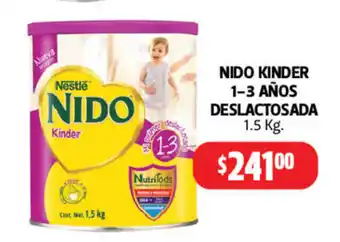 Farmacias Guadalajara Nido Kinder 1-3 Años Deslactosada 1.5kg oferta
