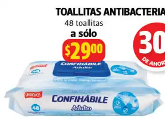 Farmacias Guadalajara Toallitas Antibacteriales Confihabile 48 Toallitas oferta