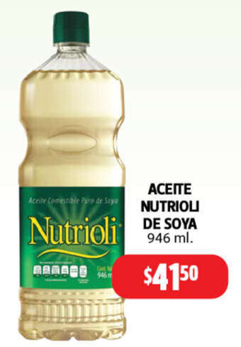 Farmacias Guadalajara Aceite Nutrioli De Soya 946ml oferta