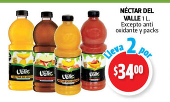 Farmacias Guadalajara Nectar del Valle 1L oferta