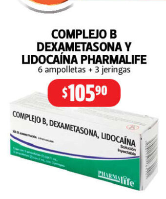 Farmacias Guadalajara Completjo B Dexametasona Y Lidocaina Pharmalife oferta