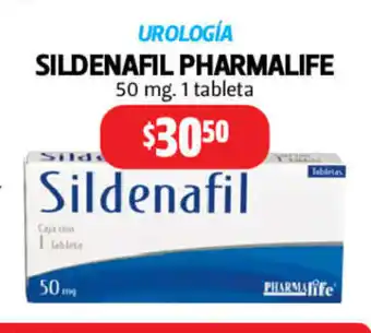 Farmacias Guadalajara Urologia Sildenafil Pharmalife 50mg 1 tableta oferta
