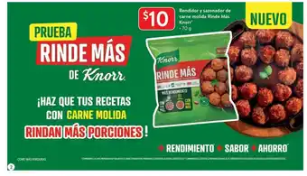Rendidor y Sazonador de Carne Molida Rinde Mas Knorr 70g