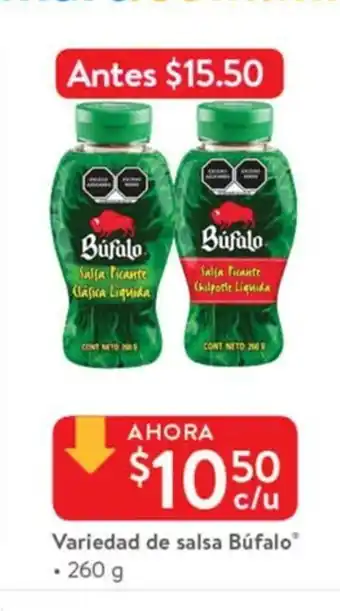Walmart Variedad de Salsa Bufalo 260g oferta