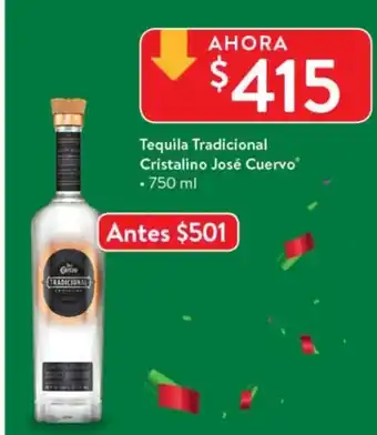 Tequilla Tradicional Cristalino Jose Cuervo 750ml