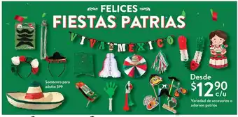 Walmart Variedad de Accesorios o adornos Patrios oferta