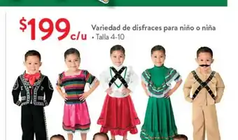 Variedad de Disfraces para niño o niña - Talla 4-10