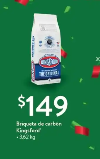 Walmart Briqueta de Carbon Kingsford 3.62kg oferta