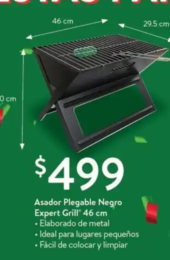 Walmart Asador Plegable Negro Expert Grill 46cm oferta